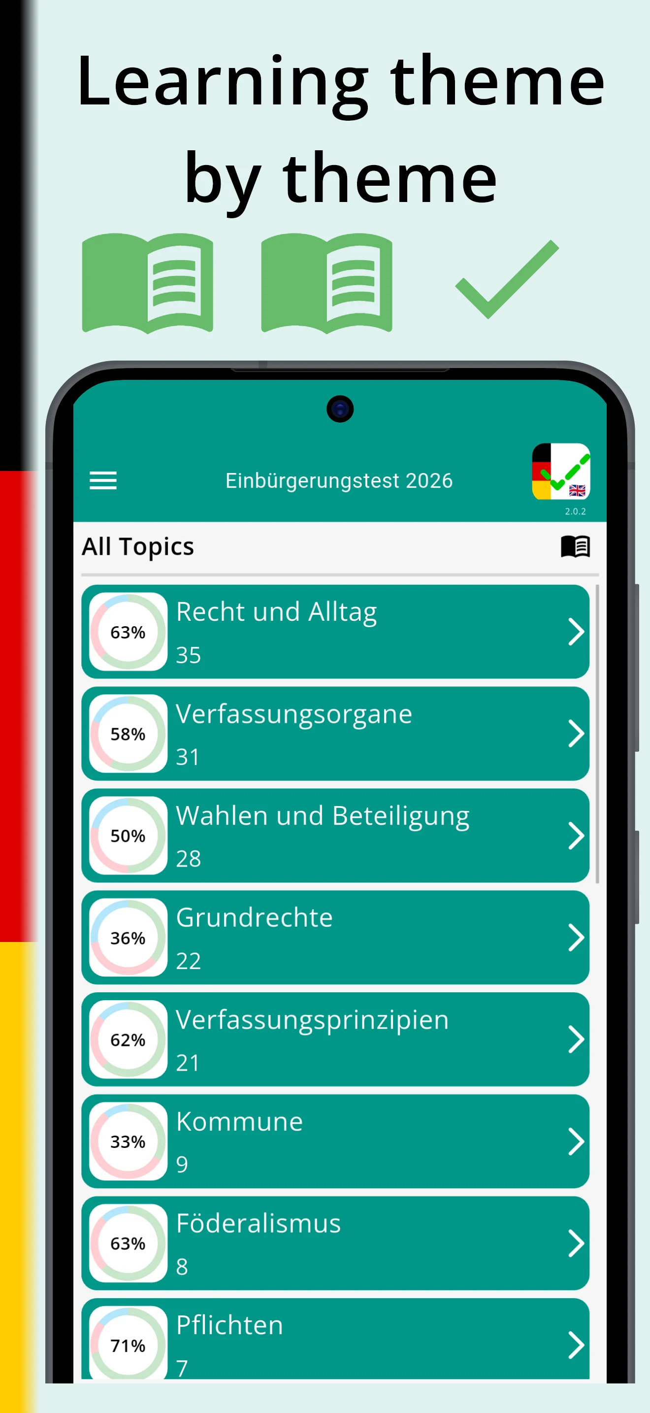 Einbürgerungstest 2026 screenshot